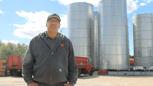 Denis Benjamin testimonial_rosenort agro_novid stainless steel flat bottom liquid fertilizer storage tanks