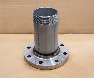 stainless flange fitting for flat bottom liquid storage tanks