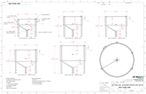 Novid stainless mix tank specificiation sheet