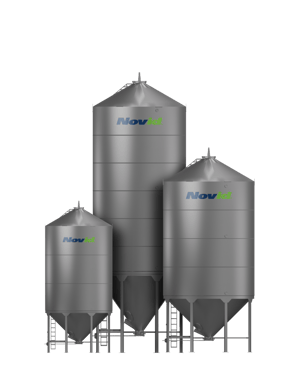 Novid stainless steel hopper bottom fertilizer bin renderingnarrow-1