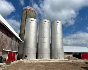 Novid stainless steel liquid fertilizer flat bottom storage tanks in ontario canada -2