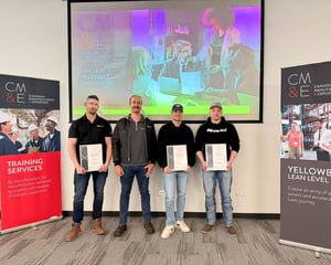 novid inc_canadian manufacturers & exporters_yellowbelt lean level 1 certification_adolfo lozano_zach penner_cameron low_nicholas forest (1 of 1)