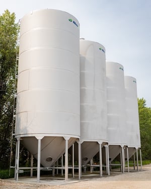 novid stainless steel hopper bottom dry fertilizer bins-1