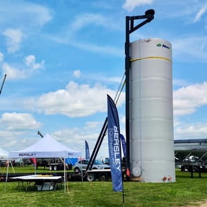 magie farm show_novid inc._beasley equipment_stainless steel flat bottom liquid fertilizer tank_2024