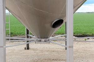 novid stainless steel hopper bottom dry fertilizer bin-4