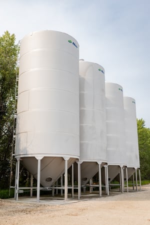 novid stainless steel hopper bottom dry fertilizer bins-1