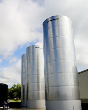 novid stainless polished steel flat bottom liquid fertilizer tanks
