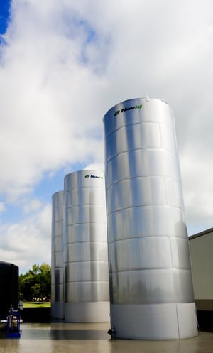 novid stainless polished steel flat bottom liquid fertilizer tanks